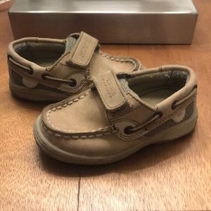 Little Kid’s Sperry Bluefish Boat Shoes Sz 5.5